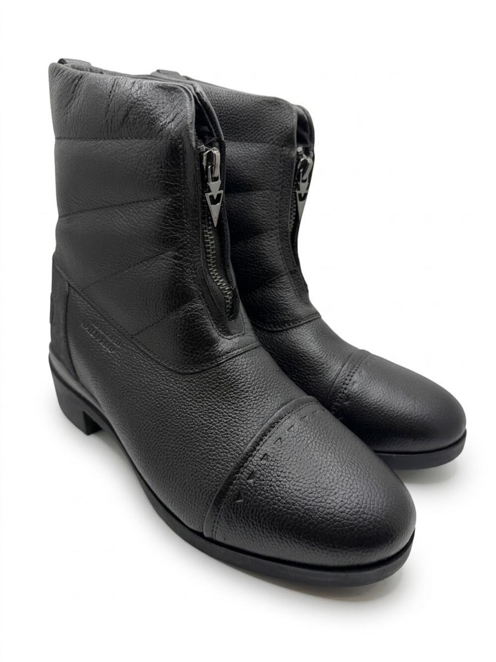 Kerrits Element Insulated Paddock Boots Leather Front Zip Waterproof Equestrian